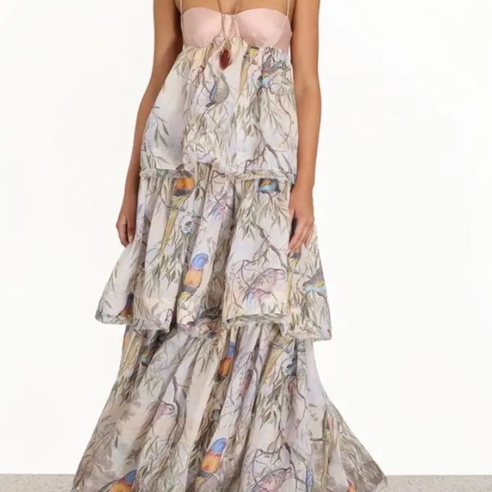 ISO- Zimmermann Candescent Parakeets Gown